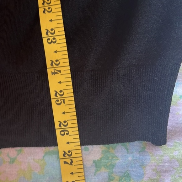 Zadig & Voltaire | Black V-Neck Knit Top Size Large Classic Timeless Size Large - Picture 7 of 8